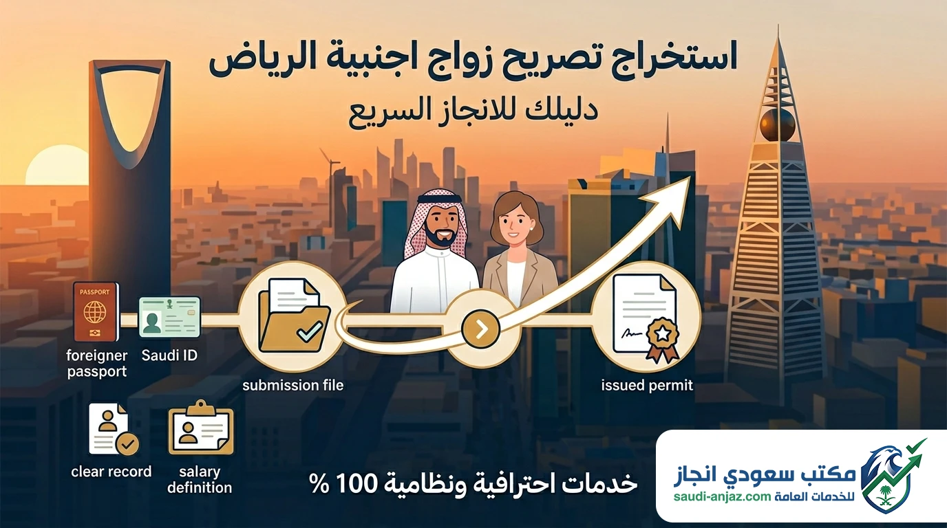 استخراج تصريح زواج اجنبية الرياض