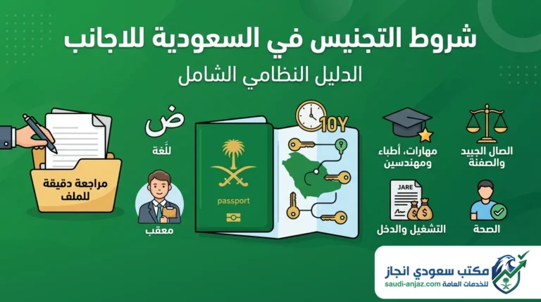 شروط التجنيس في السعودية للاجانب
