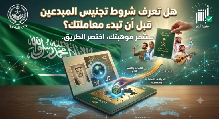 شروط تجنيس المبدعين في السعودية